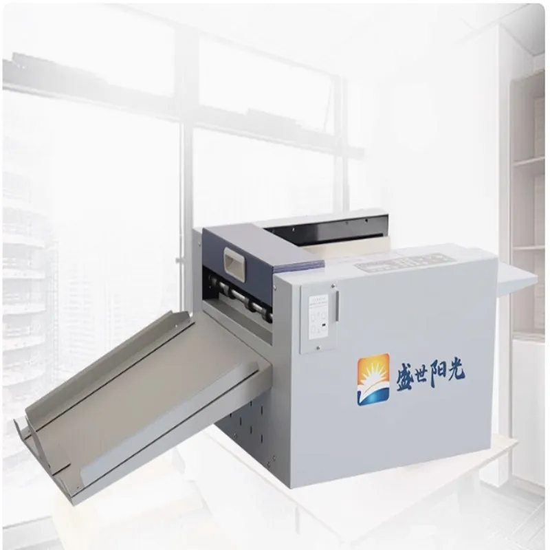 Electric Paper Creasing Machine and Perforating Machine 2 in 1 With Book Spine Making Function