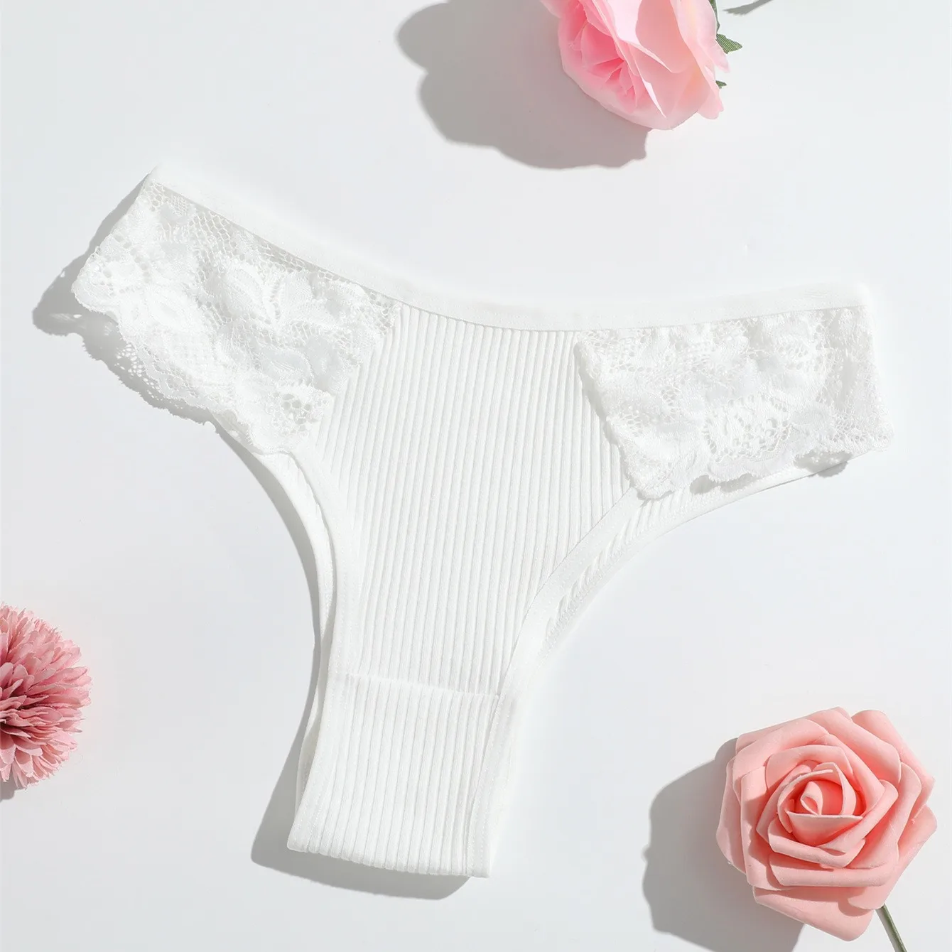 5 ks/sada bavlněných kalhotek pro ženy s nízkým pasem, bezešvé spodní prádlo, pohodlné sexy spodní prádlo - náhled 6