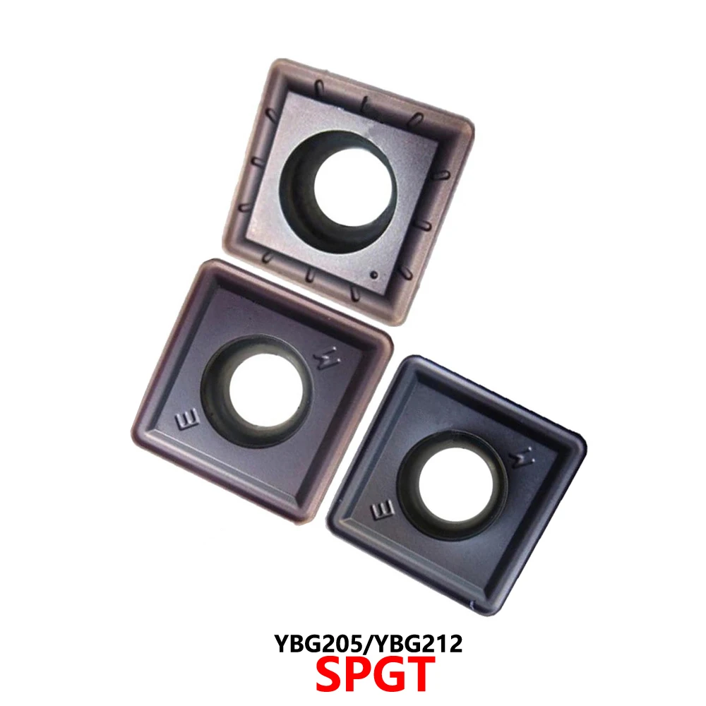 

Original SPGT050204 SPGT060204 SPGT07T308 SPGT090408 SPGT110408 SPGT 140512 PM EM YBG205 YBG212 Carbide Inserts U Drill Blades