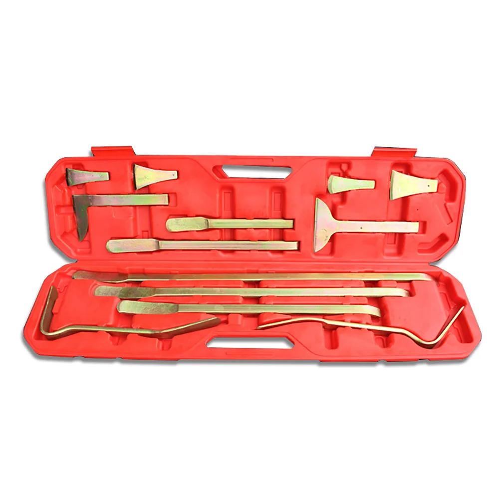 

Special Car Metal Sheet Repair Tool Auto Sheet Metal Crowbar Set Crowbar 13 Pcs Crowbar Beam Corrector Dent Repair Metal Plate