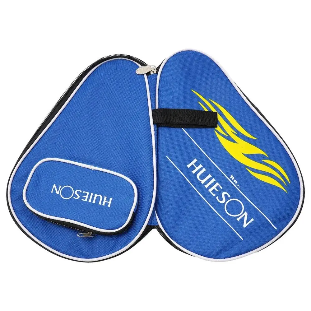 Oxford Cloth Table Tennis Rackets Bag Protective Cover Calabash Shape Ping Pong Rackets Case Single Paddle Training Accessories