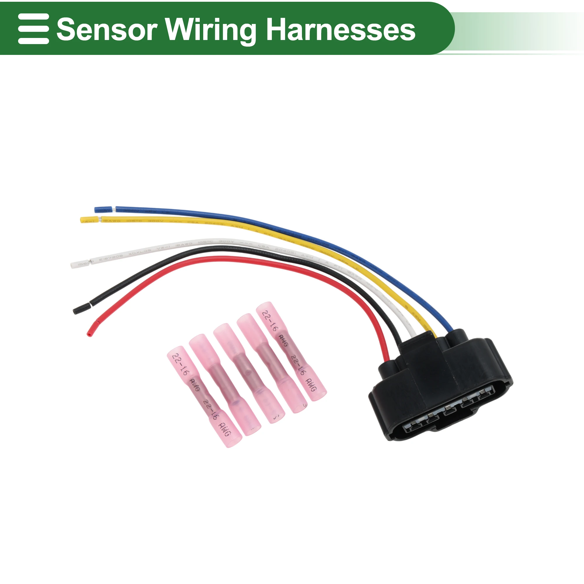 UXCELL 5 Pins Sensor Wiring Harnesses Air Flow Meter Sensor Wiring Harness for JAGUAR S-TYPE 2002-2008 No.2220421010 5Pcs Termin