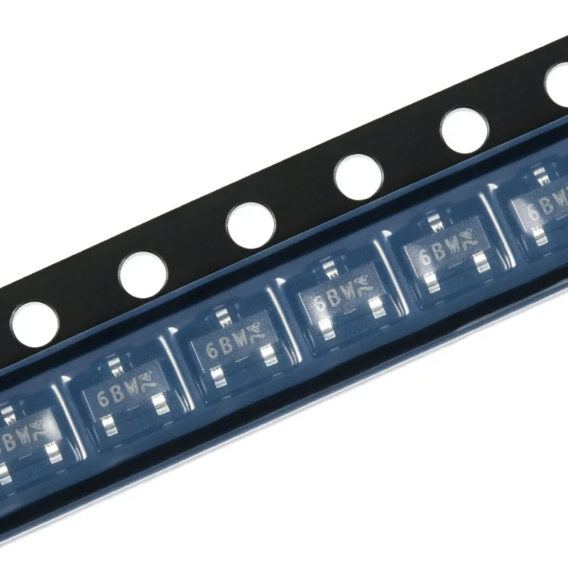 20-100pcs 6BW BC817-25, 215 SOT-23 BC817 NPN 600mA surface-mount transistor, 100% brand new, original, and authentic