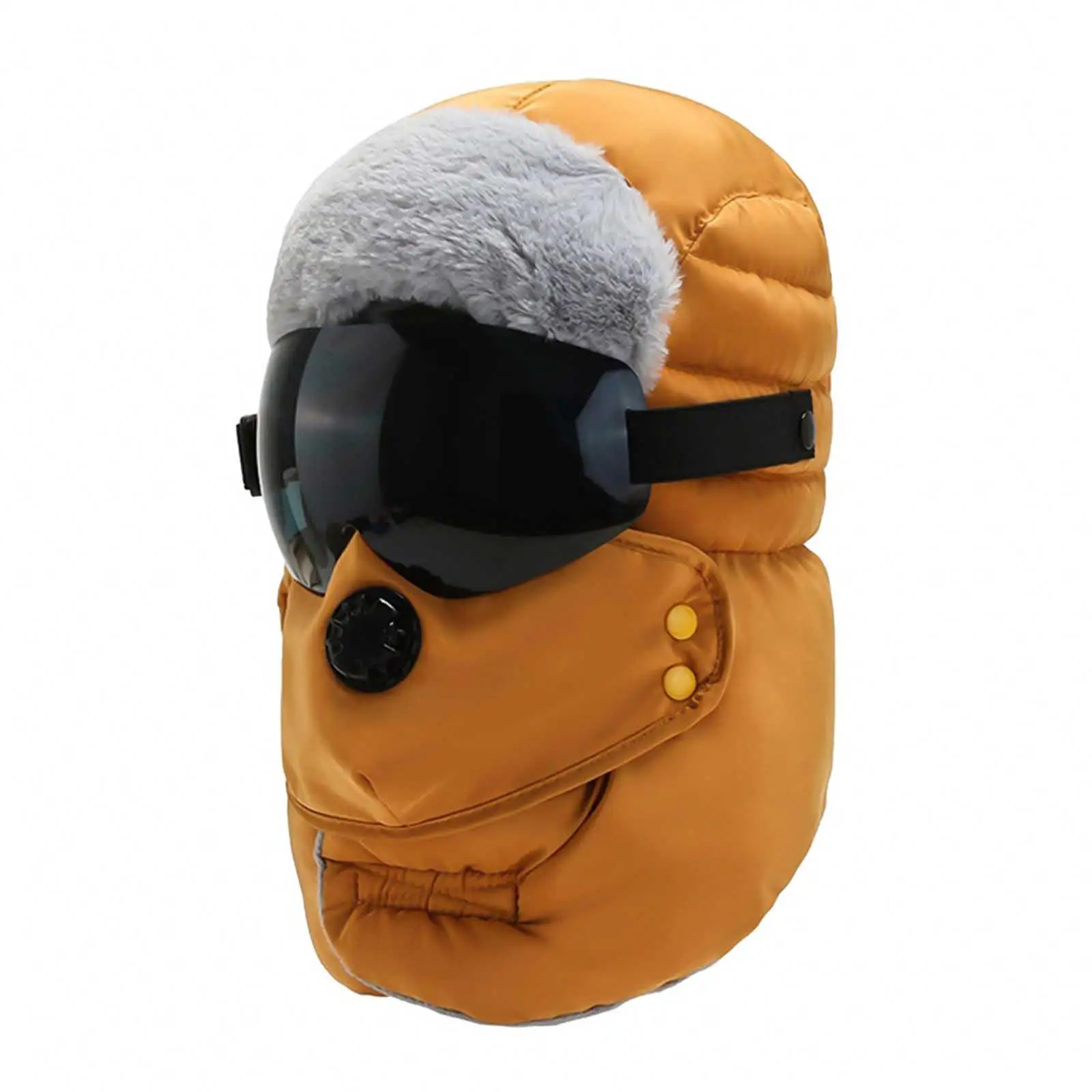 Thermal Face Cover Hat Cap Scarf for Cold Weather Winter Warm Balaclava Windproof Neck Warmer with Glasses Hole