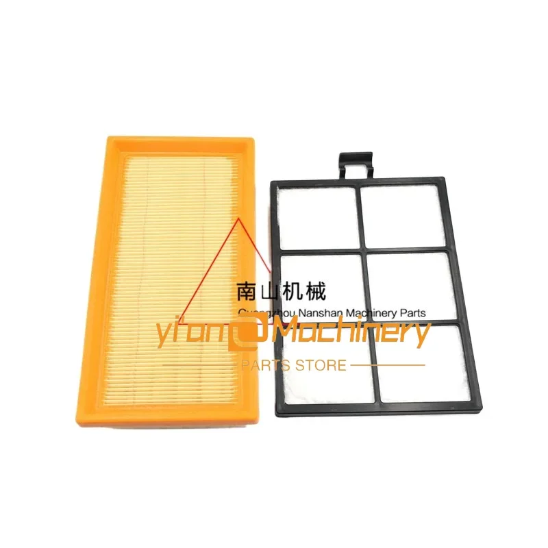 Air Conditioning Filter Element For Kato Hd308 512 820 1023 1430 Air Conditioner Filter Screen Excavator Parts