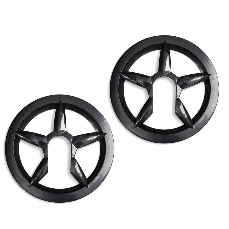 

652F 2Pcs 5 Hole 40-42 Teeth Bicycles Crankset Chain Wheel Cover Bike Chain Guard Bicycles Sprocket Protective Cover