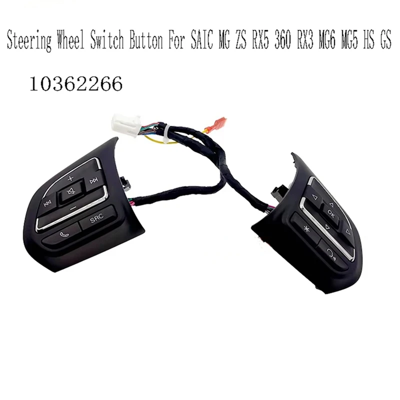 

Car Multifunctional Button Steering Wheel Switch Button For SAIC MG ZS RX5 360 RX3 MG6 MG5 HS GS 10362266-N25R