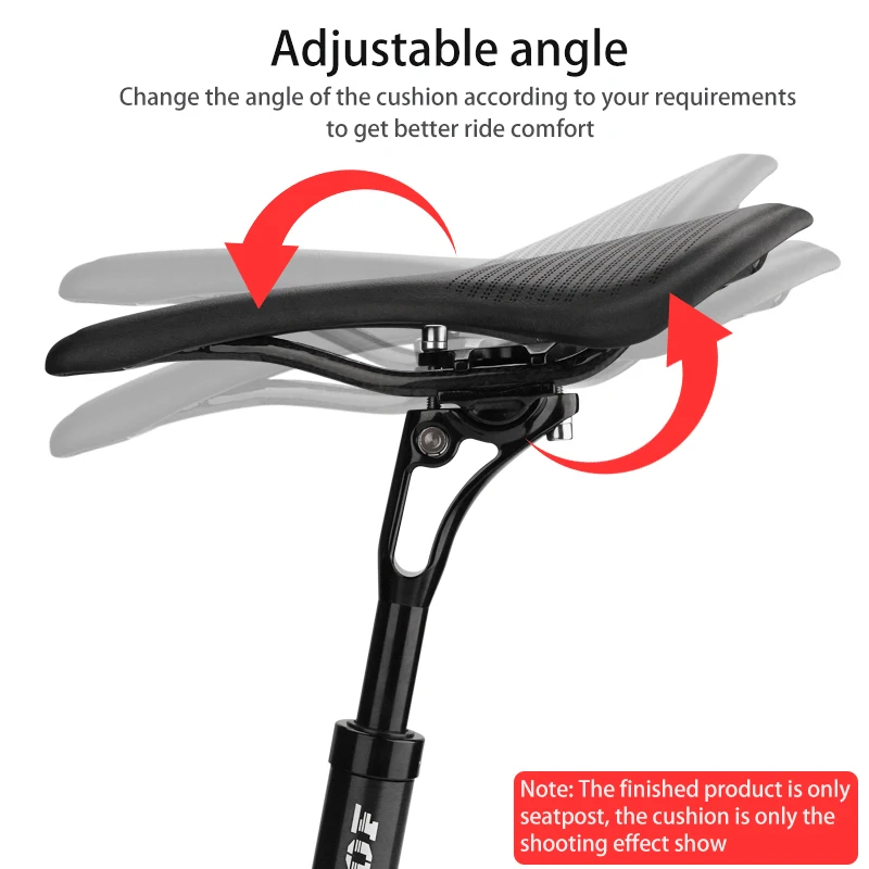 Tubo de tija de sillín de suspensión para bicicleta de montaña, amortiguador de aleación de aluminio ultraligero, tubo de asiento de bicicleta de amortiguación, 27,2/30,9/31,6mm