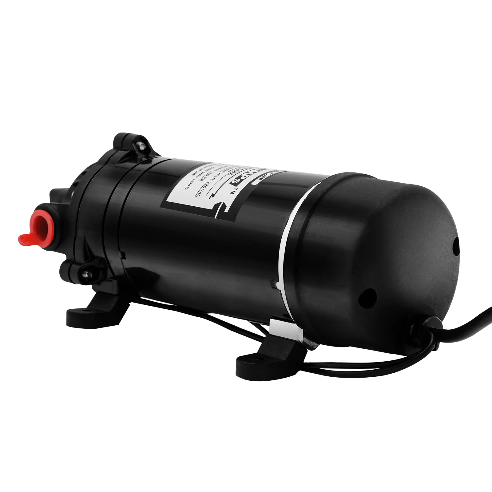 120W 160PSI Elektrische Wasserförderpumpe 1,4 GPM Selbstansaugende Membranpumpe für Hochdruckreiniger, Wohnmobile und landwirtschaftliche Sprühgeräte – Detail 13