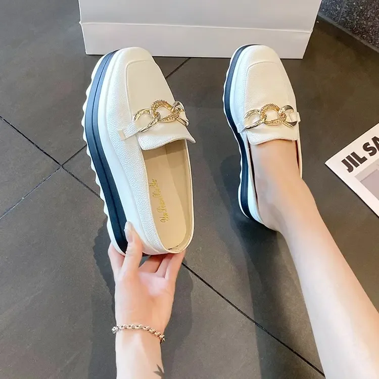 2023 Fashion New Slippers Women\'s Thick Bottom Summer Casual Color Matching Light Mouth Daily Wear Basic Style Slides Women