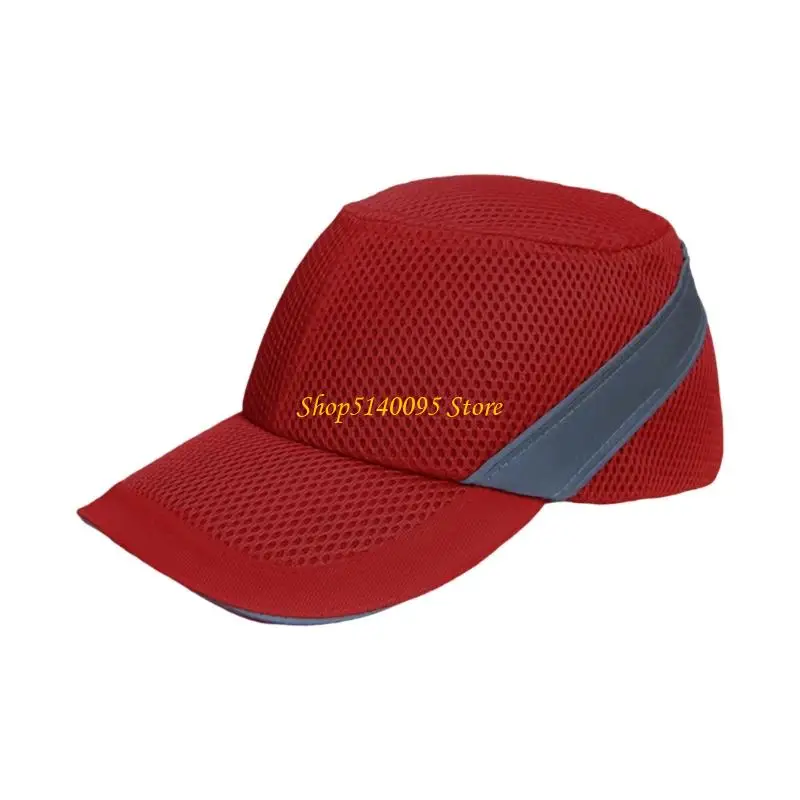 DXAE Protective Safety Bump Cap with ABS Hard Shell Liner, Mesh Outer and Front Cap for Warehouse Checks and Everyday Wear