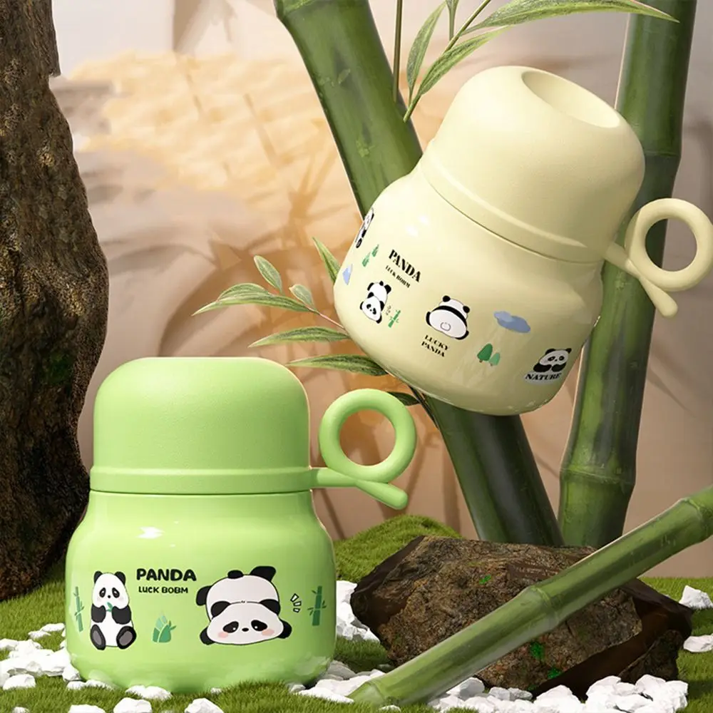 

Stainless Steel Stainless Steel Panda Stew Cup Drop Resistance Large Capacity Vacuum Liner Thermos with Cup Spoon