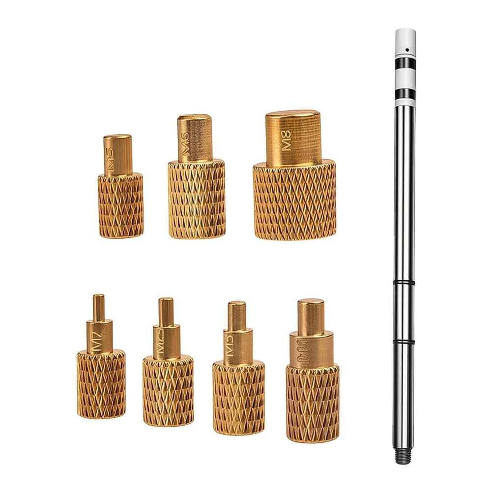 T12 Hot Press-in Nozzle Kit For 3D Printing M2 To M8 Brass Inserts With For Rapid Heating Tips For FDM Projects