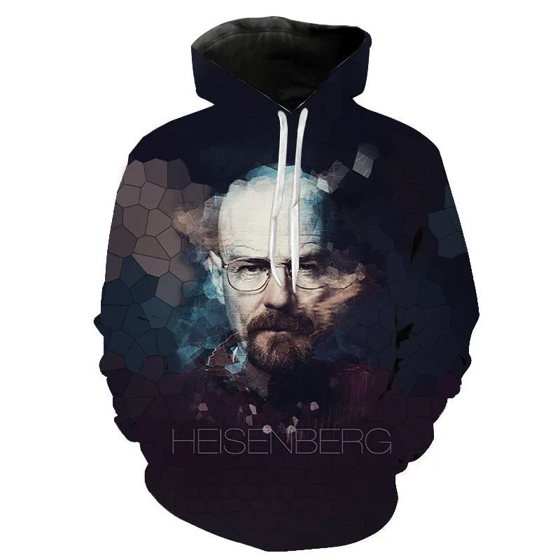 

Spring And Fall Hoodies Cool Men Women Children Breaking Bad Sweatshirts 3D Printed Pullover Streetwear Boy Girl Kids Hoody Coat