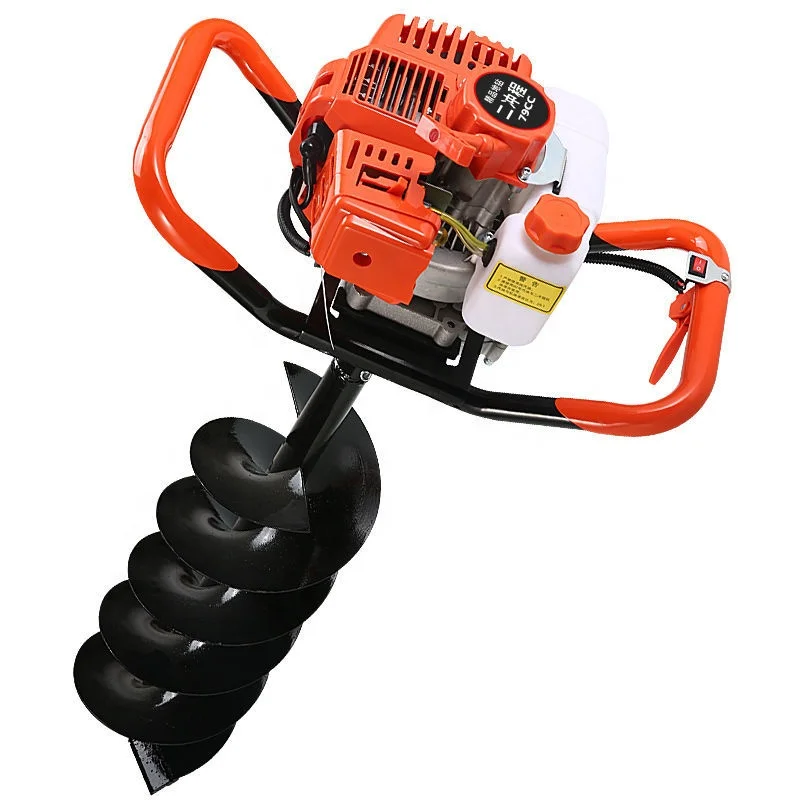 Garden Manual Petrol Power Auger Post Hole Digger Hand Auger Drill for Sale