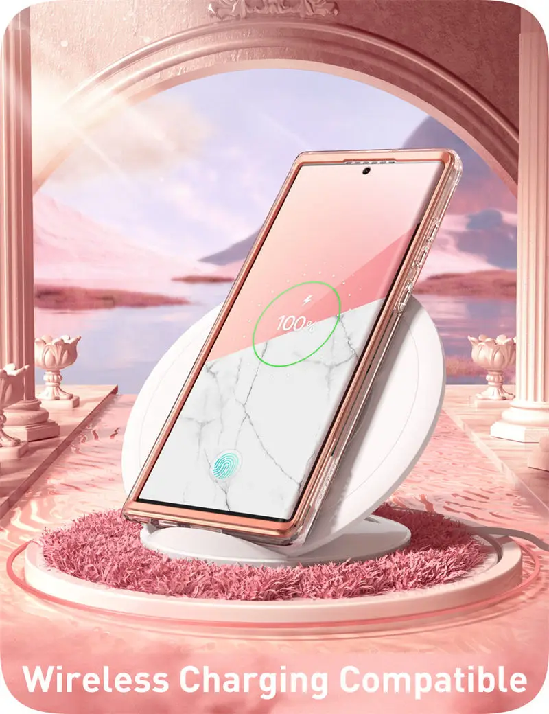 For Samsung Galaxy S23 Ultra Case 6.8“ (2023 Release) I-BLASON Cosmo Slim Stylish Protective Case with Built-in Screen Protector