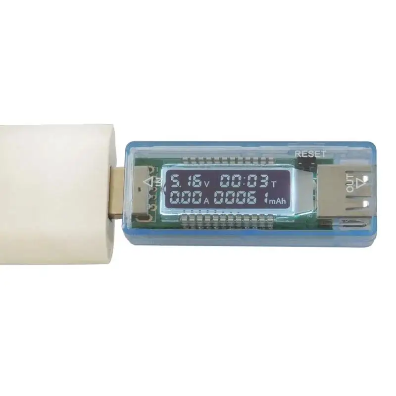 

3 in 1 Mini USB Charger Doctor Capacity Voltage Current Meter Detector Meter Battery Tester with Memory function For PC