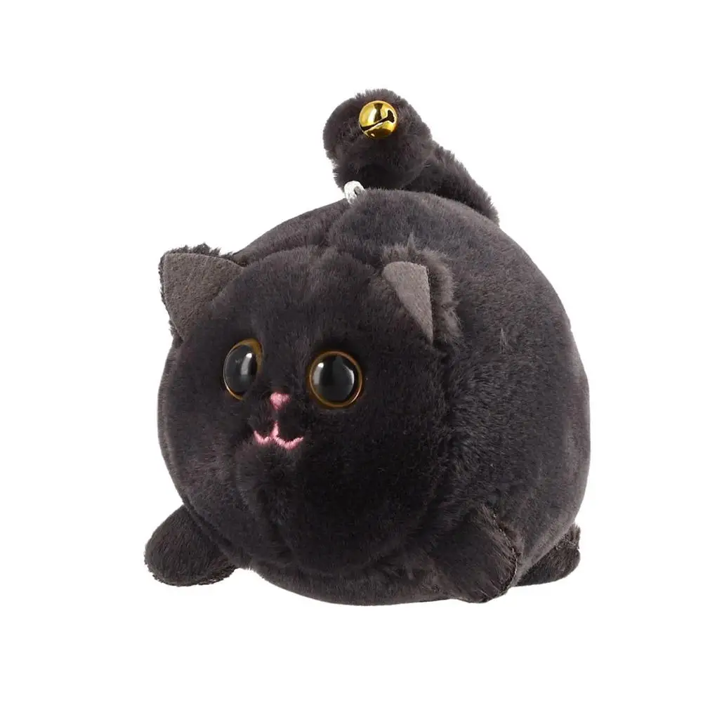 Nette Katze Plüsch Spielzeug Wagging Schwanz Nette Katze Spielzeug Plüsch Puppe Schlüssel Ringe Cartoon Tier Katze Mode Mädchen Schlüsselbund Ketten Frauen Geschenk