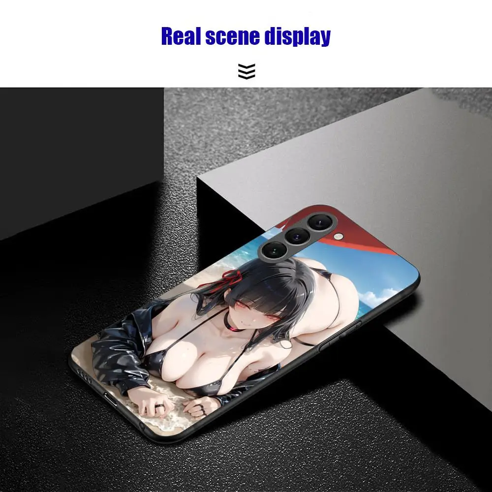 Hot Chisa Wuthering Waves Phone Case For Samsung Galaxy S26 S25 S24 S23 S22 S21 Plus Ultra Note20 Soft Black view 3