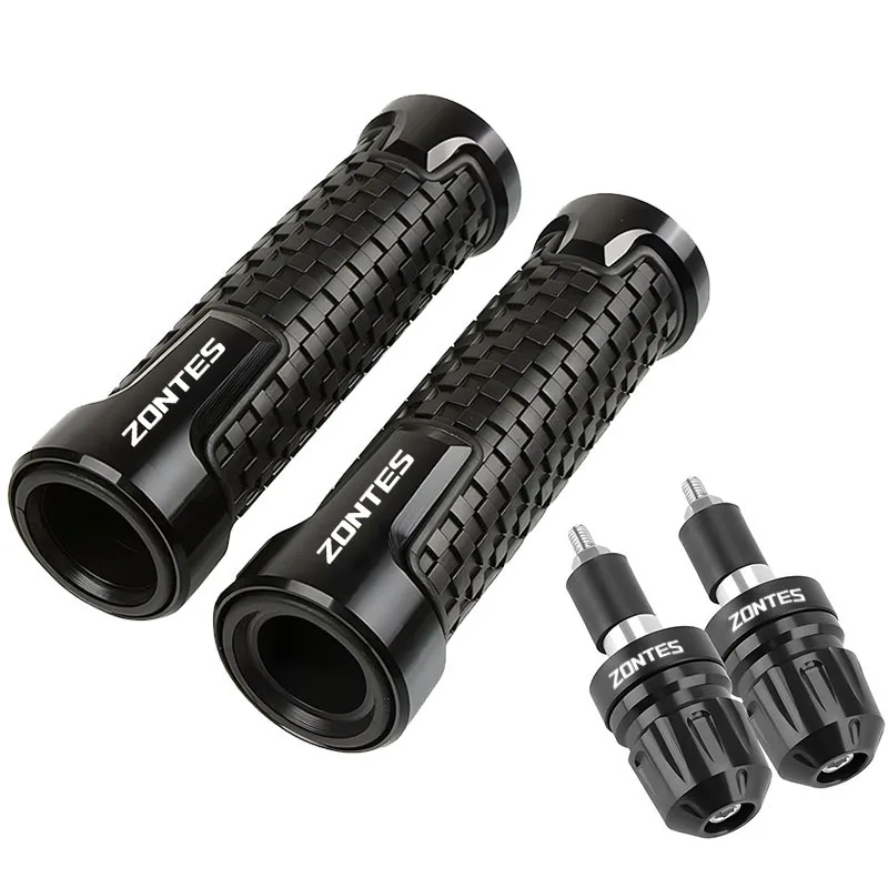 ل ZONTES 368G 368D/M/E/K 703F ADV 703RR G1 125 ZT125/U ZT310X ZX310T/V/R دراجة نارية 7/8 ''22 مللي متر المقود القبضات مقود ينتهي #3