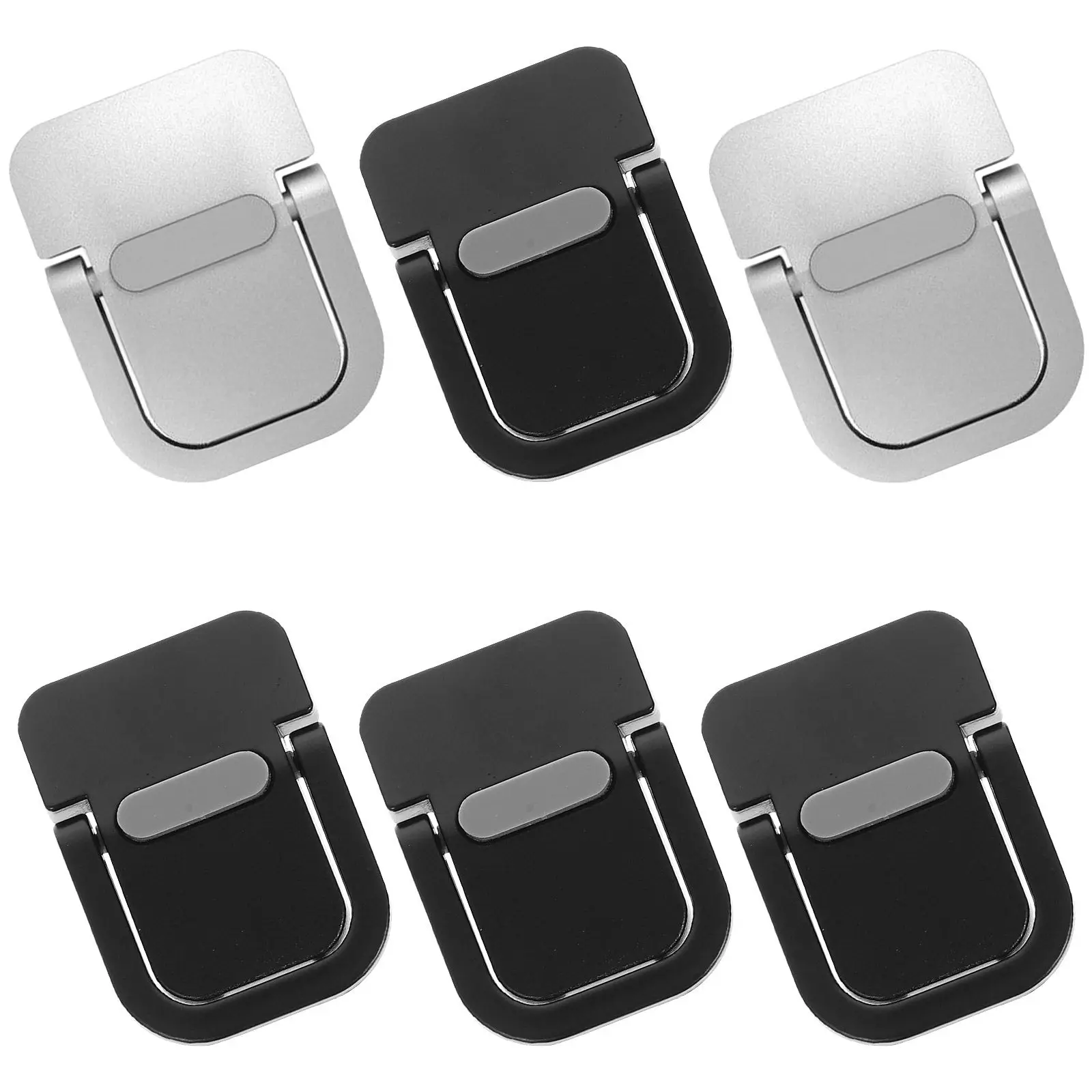 6Pcs Notebook Invisible Stand Portable Keyboard Riser Adhesive Laptop Lift Brackets Desktop Computer Keyboard Support for Office