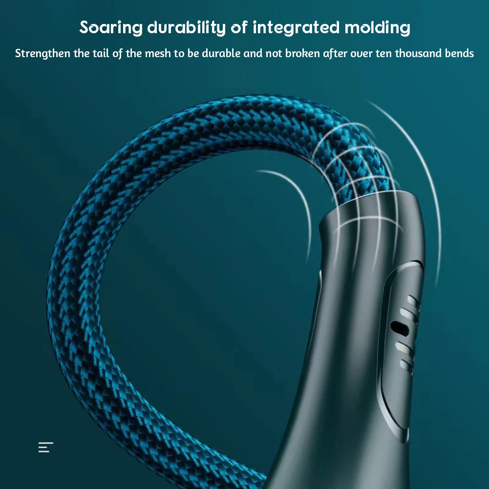 Зарядный кабель с цифровым дисплеем и двумя портами Type-C, легкий портативный зарядный шнур для смартфона