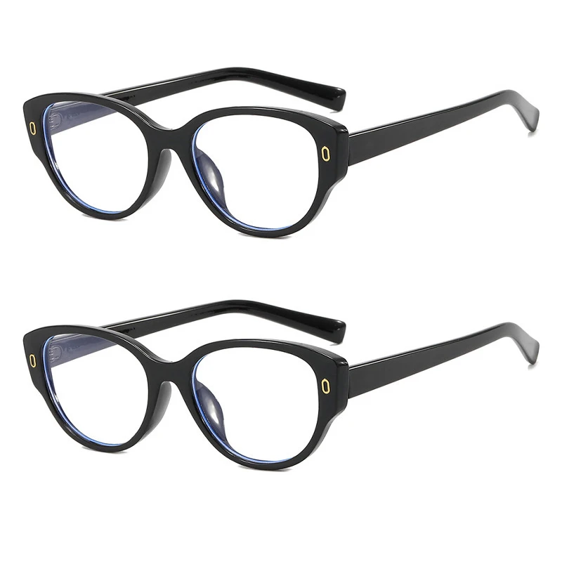 

Fashion Women Cateye Reading Glasses Blue blocking Computer Reader Vintage RX Eyewear Large size