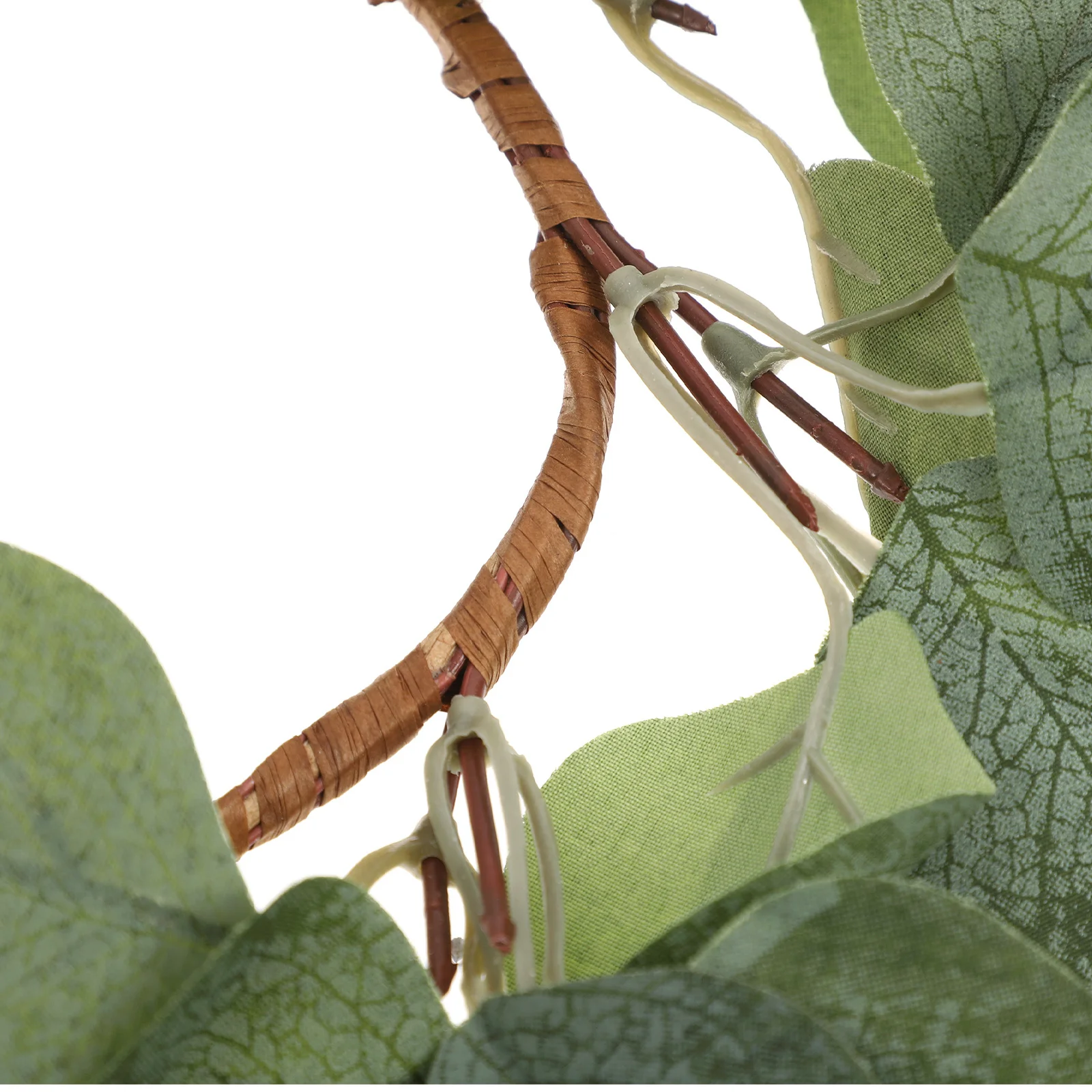 

Simulation Leaf Ring Artificial Greenery Wreath Pillar Decoration Home Party Desk Wedding Atmosphere Decor