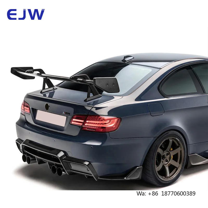 For BMW E92 M3 Dedicated Carbon Fiber Rear Wing Car High-quality Dedicated High Bracket Carbon Fiber Trunk Spoiler 09-13 view 3