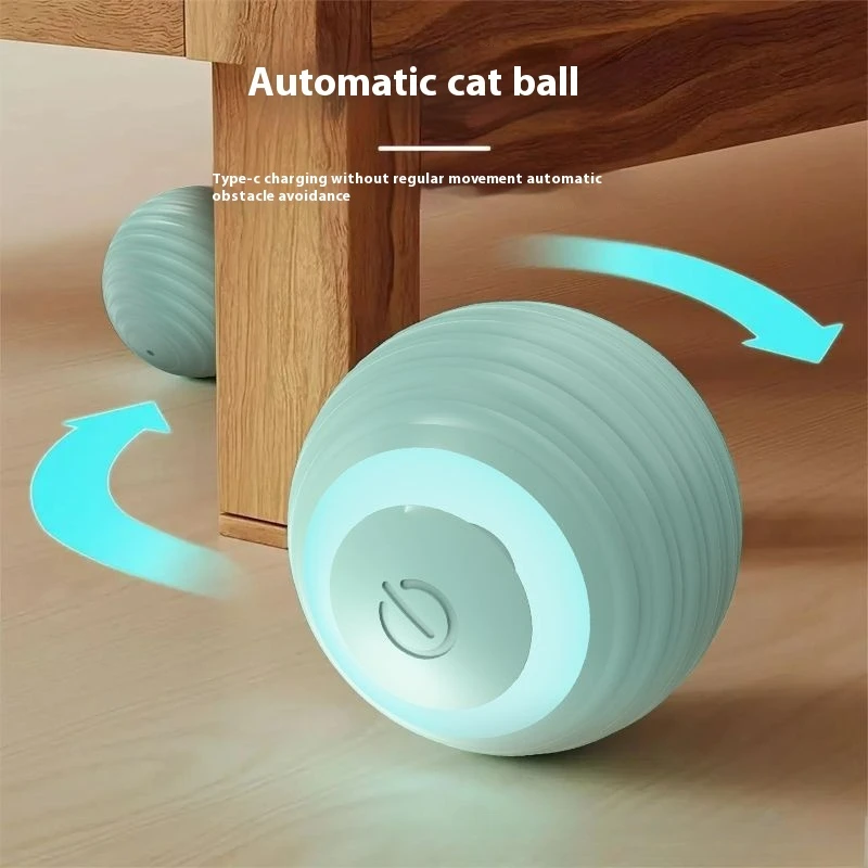 

Cat Toys Relieve Boredom Intelligence Rolling Ball Hi There Cat Teasing Stick Automatic Electric Cat Supplies