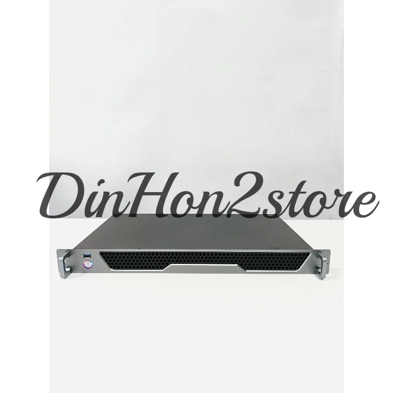 1U Industrial Control Chassis Short 250 Deep Aluminum Panel Itx Main Board 170 * 170 Firewall Monitoring Rack Server