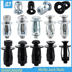 M4 M5 M6 M8 Molly Jack Nut Rivet Nuts Insert Expansion Screw Petal Shape Metal Panel License Fix Lock Clamp Rivnut Rivets Kits