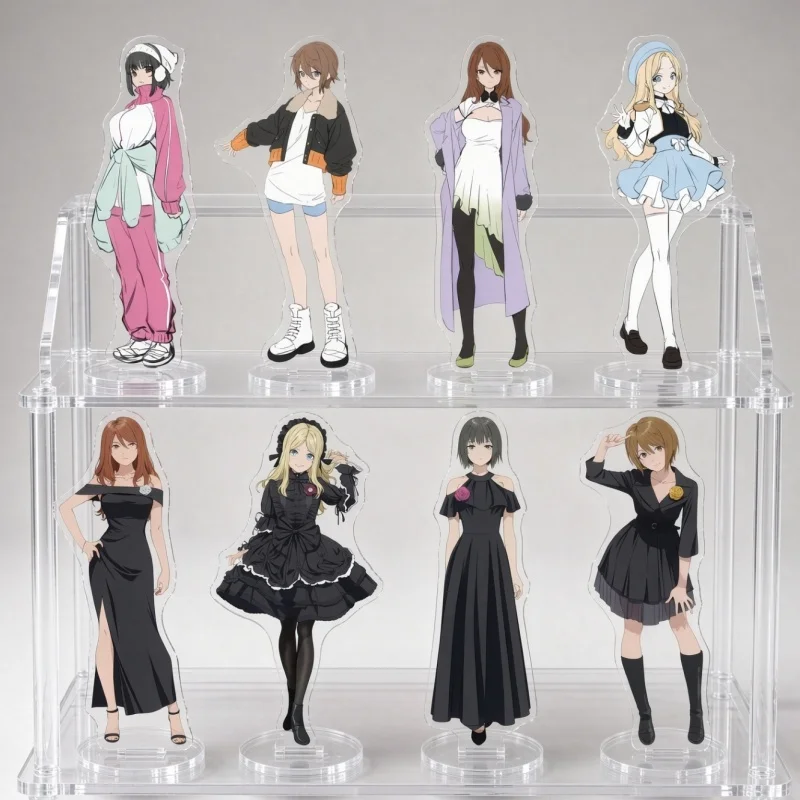 A Certain Item Of Dark Side Anime Shizuri Mugino Rikou Takitsubo Saiai Kinuhata Acrylic Stand  Keychain Gift