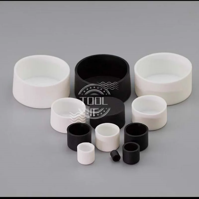 4Pcs White PVC Soft Rubber Pipe Sleeve Tube Cap Non-slip Protective Covers Flat-End Resistant Round Protective Tube Sleeve