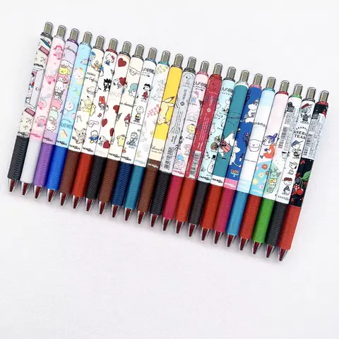 1 st Pentel BLN75 ENERGEL Snabbtorkande svart gelpenna Tecknad Limited Collection Kawaii japansk brevpapper skolmaterial 10 best sales pentelpenna - №4