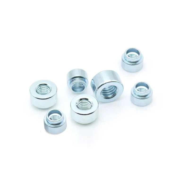 Flower tooth rivet nut environmental protection blue zinc step nut round carbon steel step nut ZM-M3 M4 M5 M6 M8