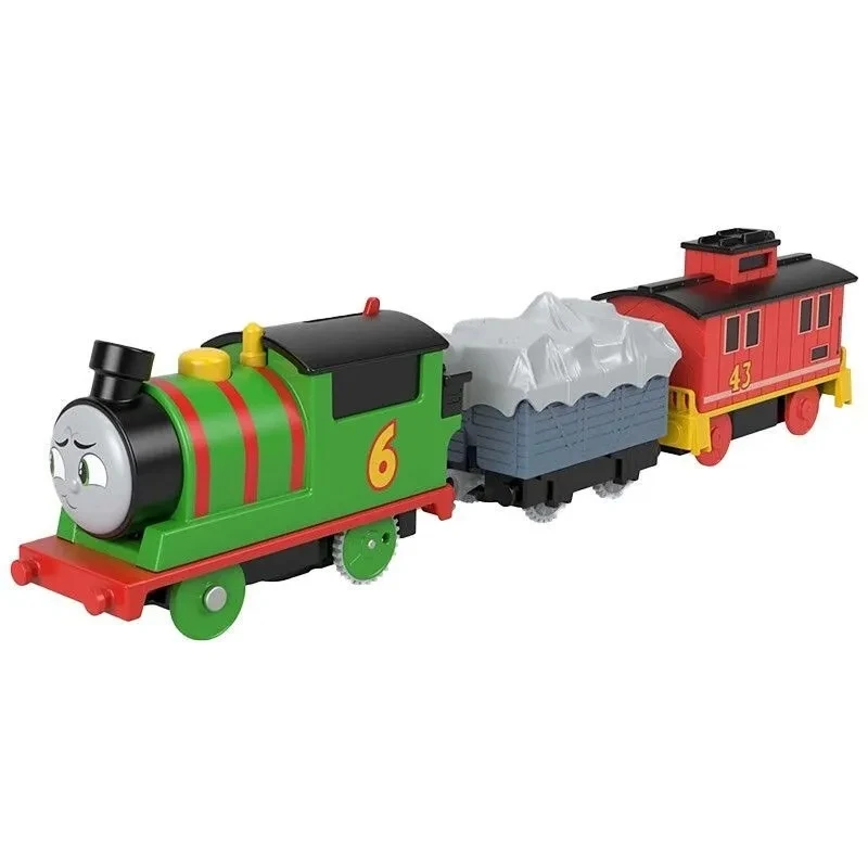 Electric Thomas & Friends PERCY & BRAKE CAR BRUNO train alloy model track toy