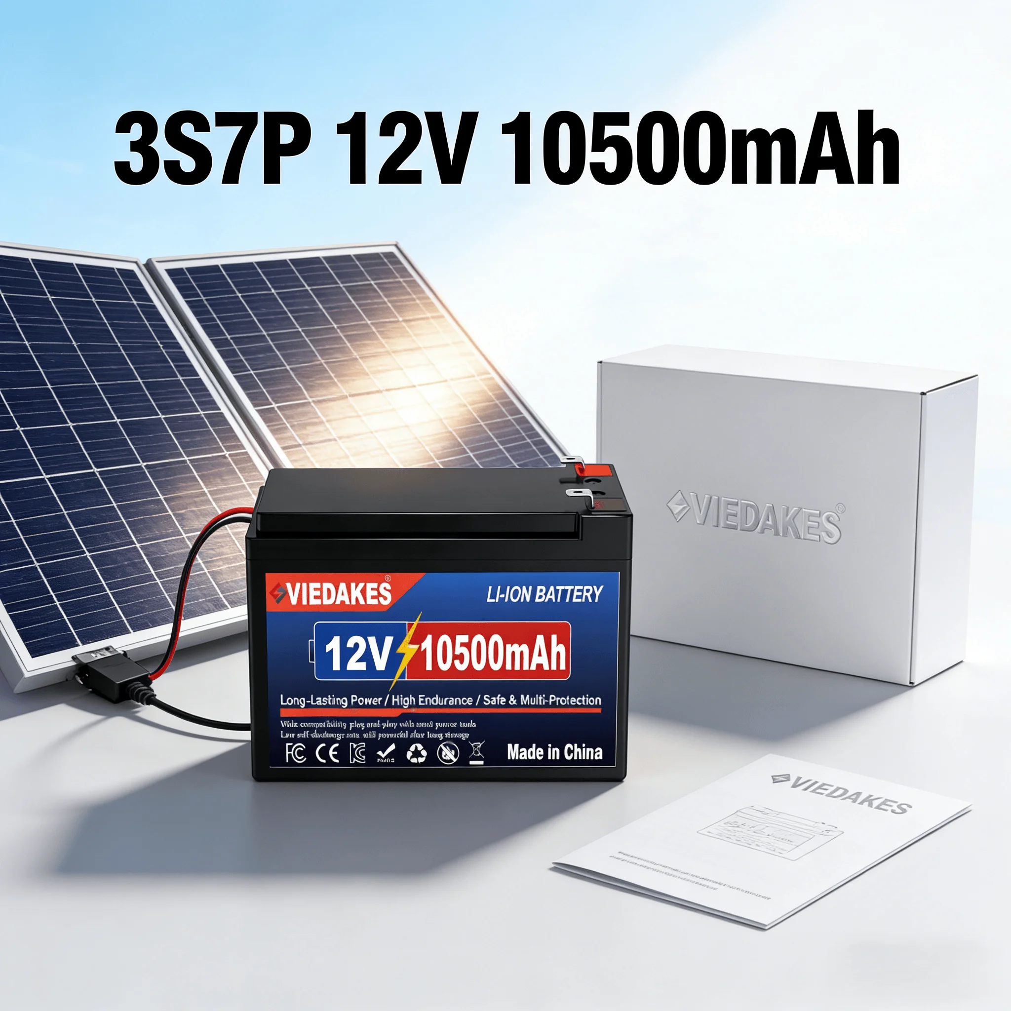 

✨18650 3S7P Rechargeable Battery 12V 10500mAh for Most Power Tools - Easy Install, Long-Lasting Power & Wide Compatibility