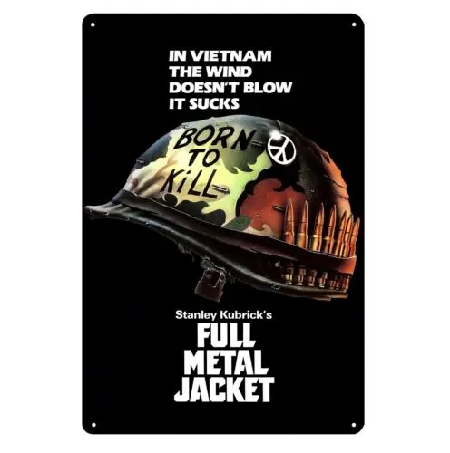 Voll metall Kubricks Film Metall Poster Zinn Zeichen 20x30cm Plakette