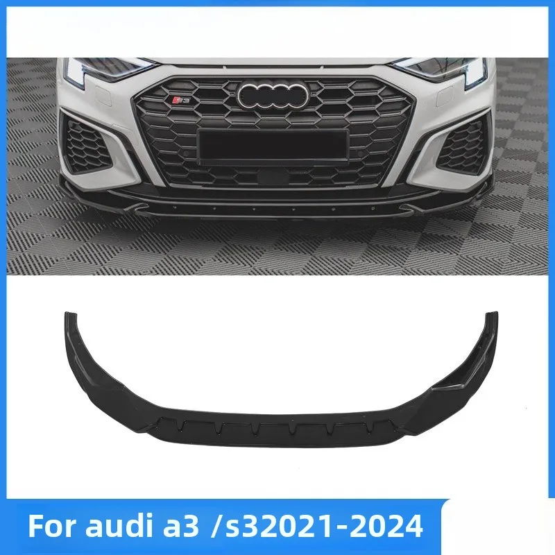 

Suitable for Audi A3/S3 front shovel modification 2021-2024 Bumper spoiler diffuser body kit