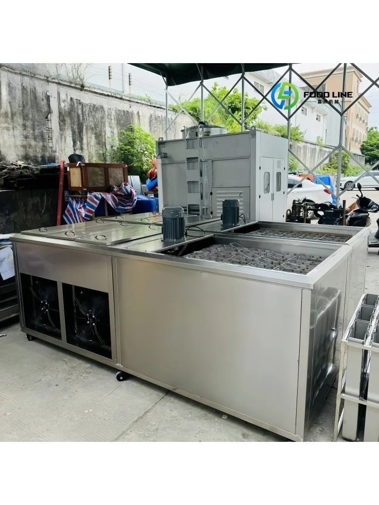 High Quantity Ice Block Making Machine 1ton/commercial Ice Cube Making Machine/block Ice Plant Custom