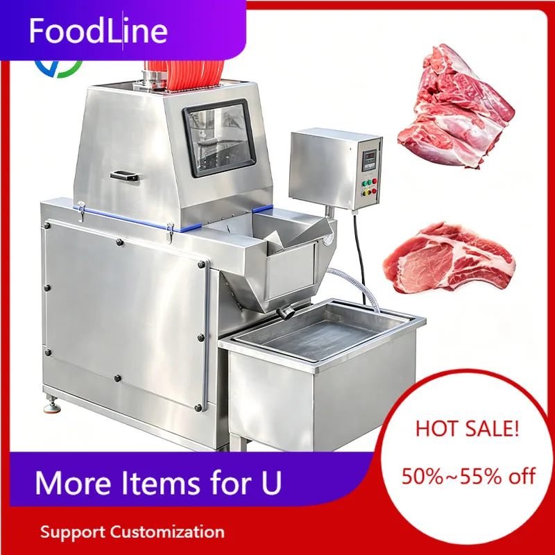 Meat Brine Injection Machine Saltwater Injector Pork Ham Beef Commercial Processing Equipment Customized