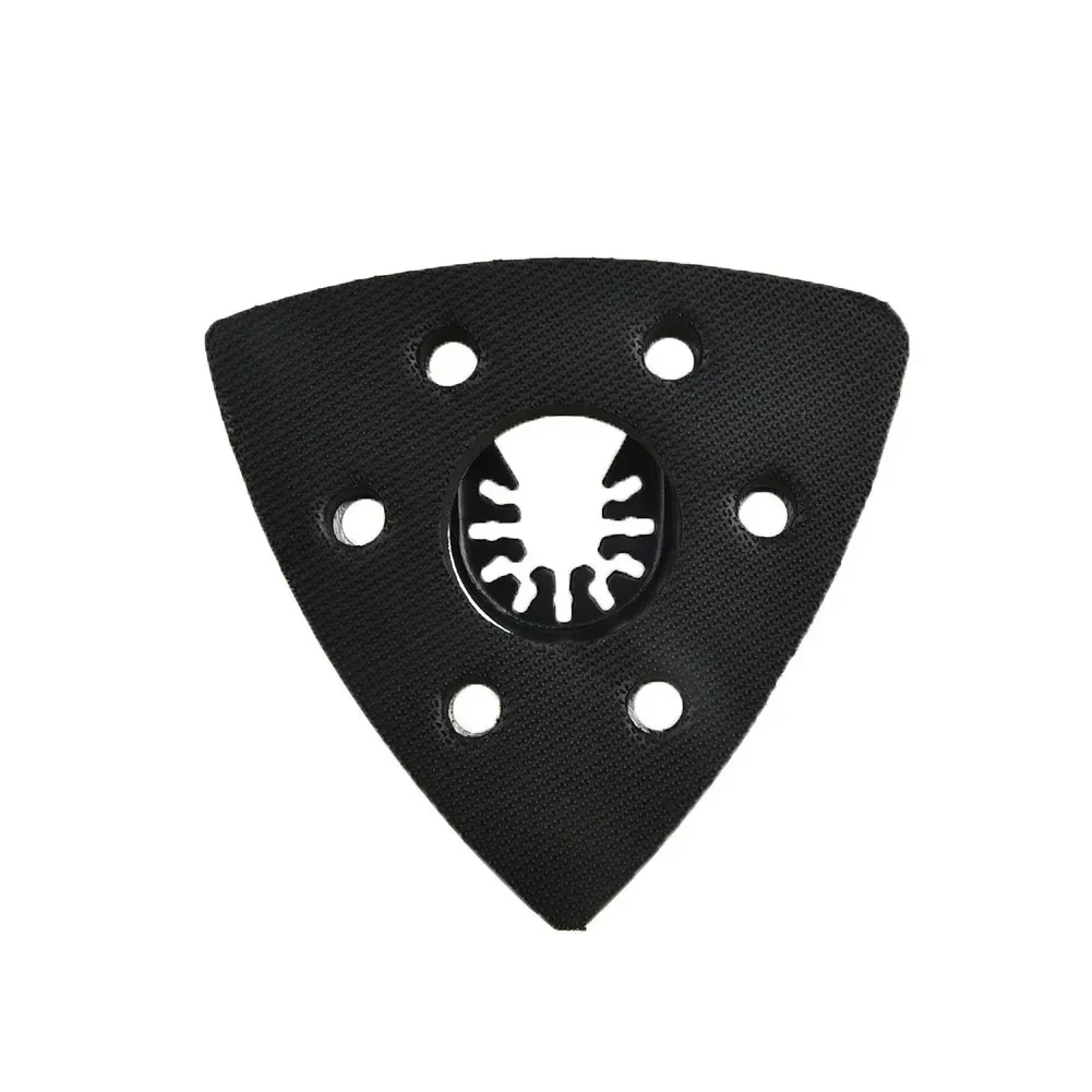 Almohadilla de lijado Triangular, hoja de sierra oscilante, disco de lijado al ras de 93mm para Fein, multiherramienta, piezas de herramientas de carpintería, 3 uds.