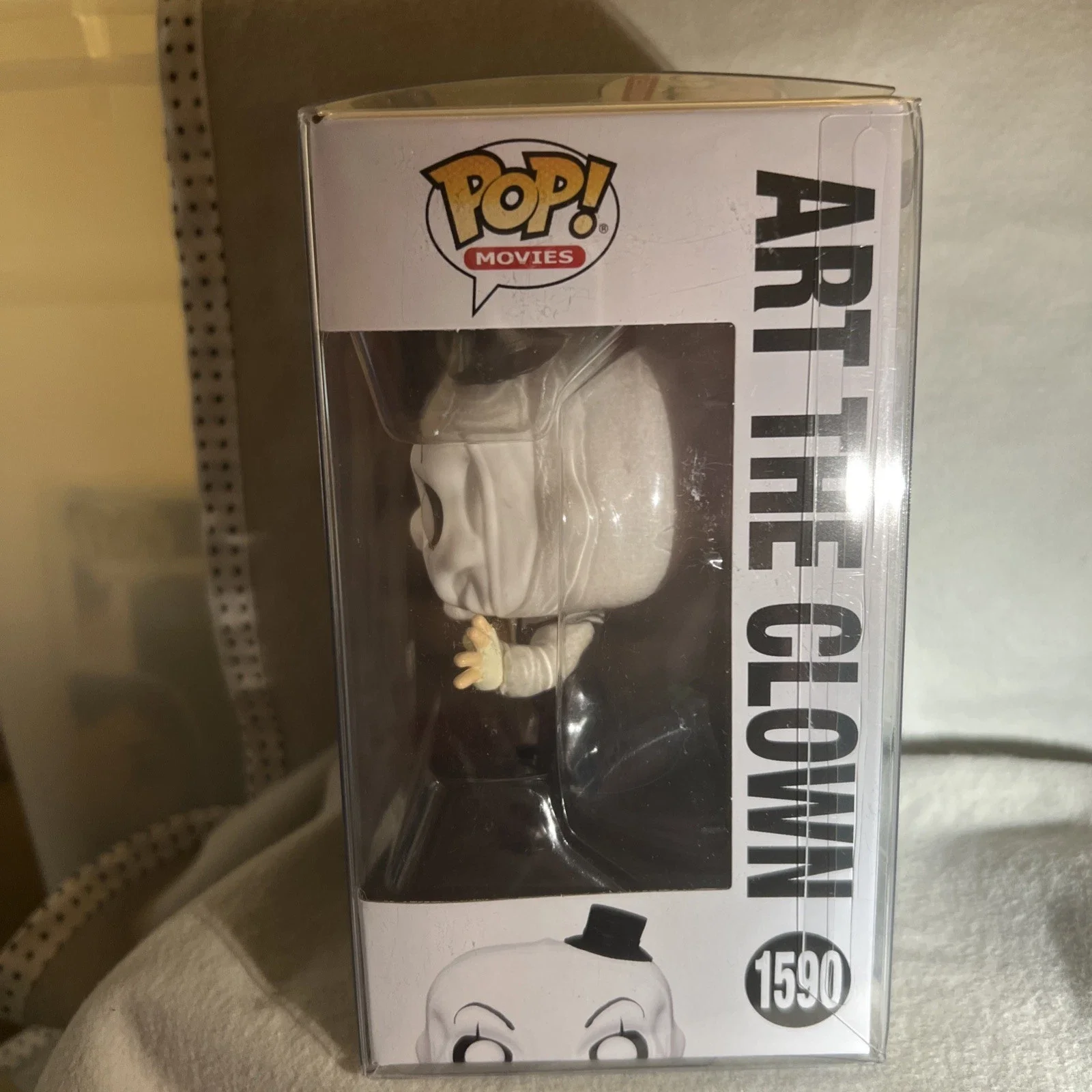 FUNKO POP Movies Terrifier Art the Clown 1590 Vinyl Figure with Knife Horror Character Collectible Display Decoration Model