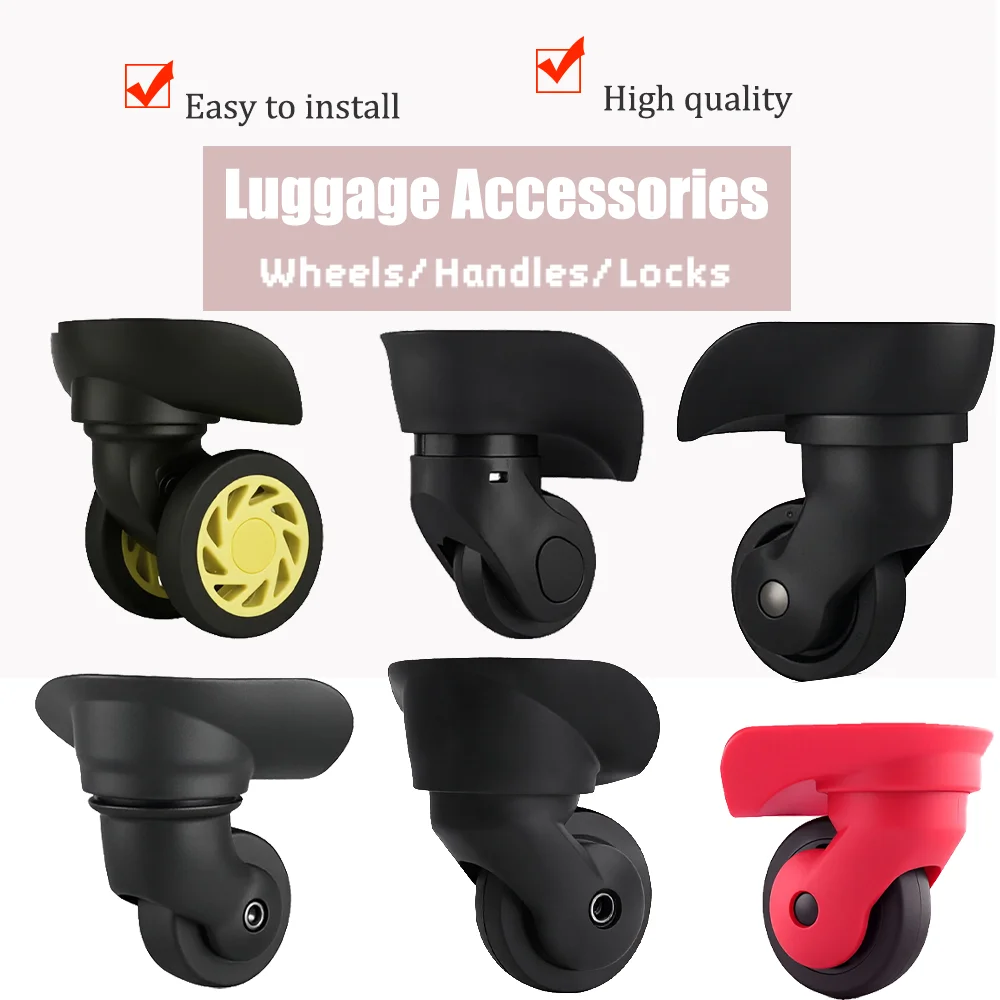 Universal For Samsontie Silent Spinner Luggage Wheel Replacement Suitcase Travel Bag Casters 360 Degree Rotation Heavy
