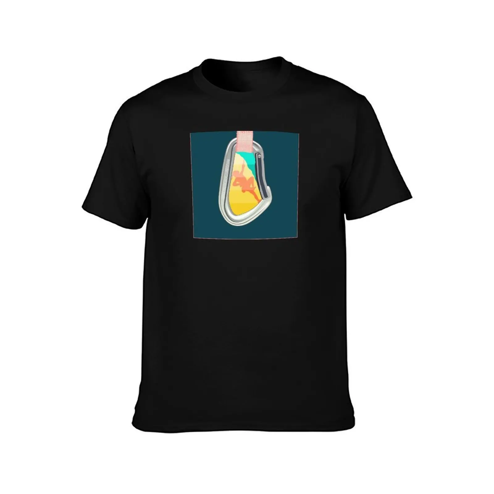 Magic carabiner T-Shirt Casual Minimalist Short Sleeve Top T-Shirt