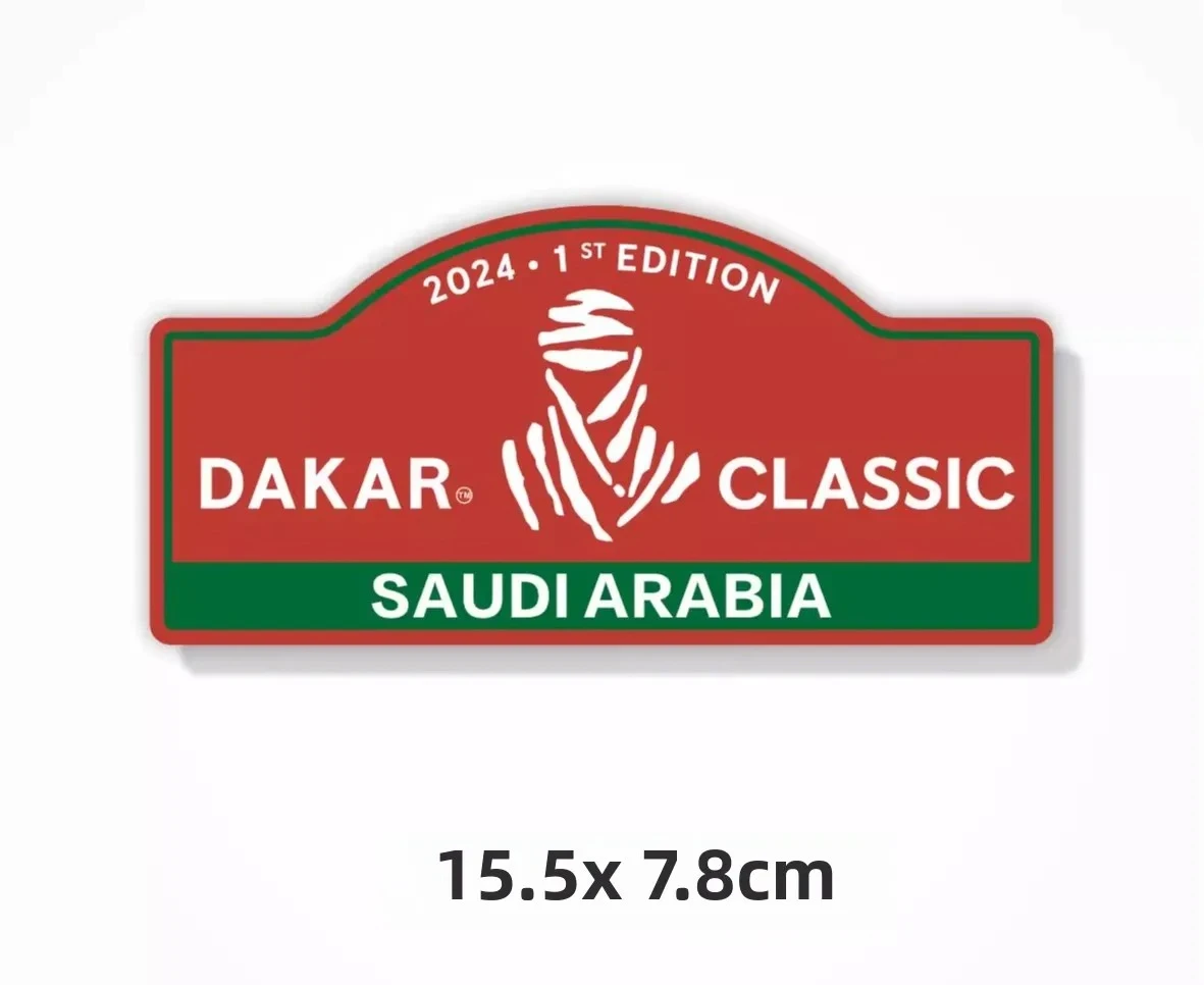 2024 Desert DAKAR Gioco di rally Adesivo per auto Auto Body Paraurti Finestre Moto Laptop Parete Pellicola in vinile Decalcomania Accessori per tuning auto