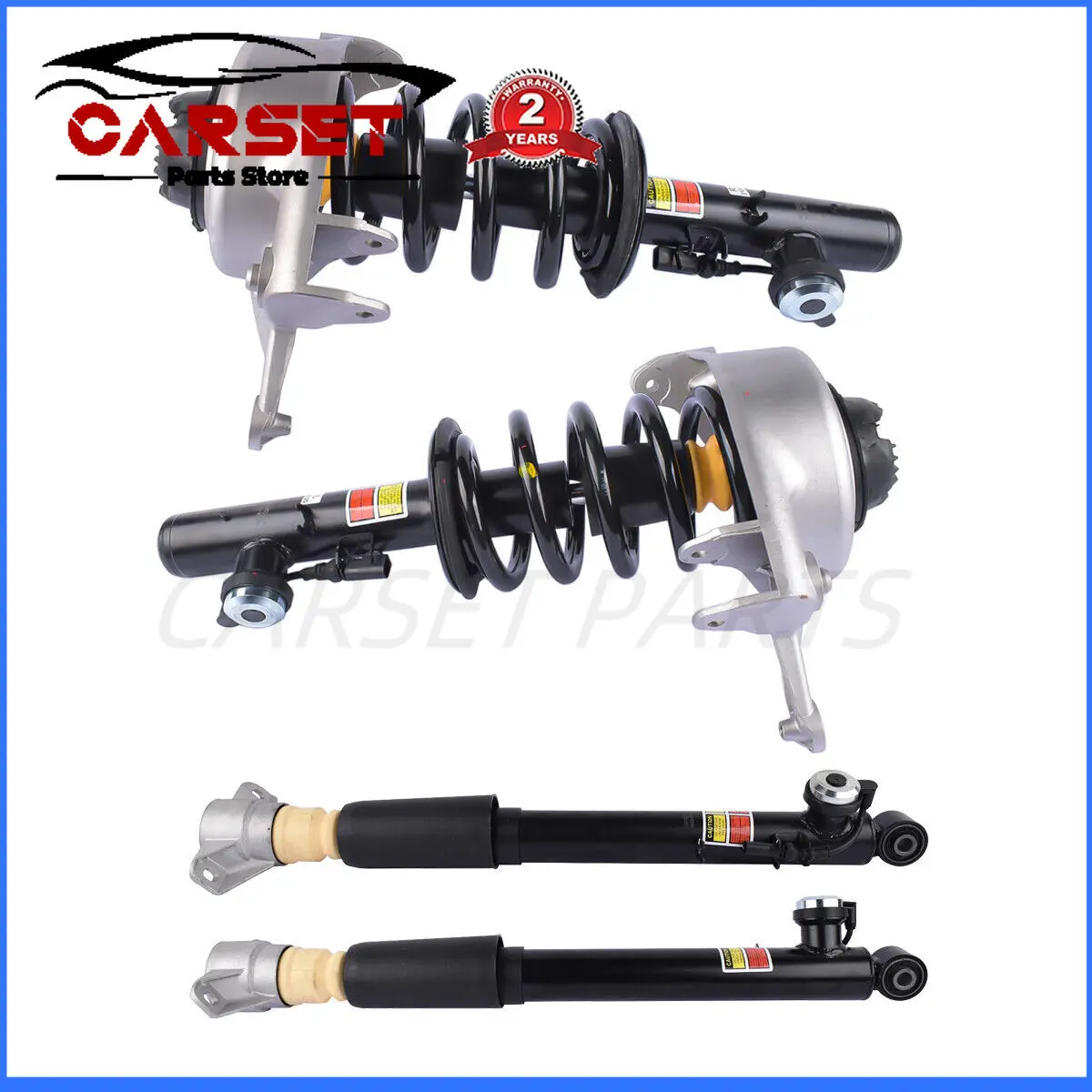 4PCS Front+Rear Coil Spring Shock Absorber Assembly with ADS For Audi Q5 8R 8R0413029 8R0413030 8R0413029J 8R0413030J