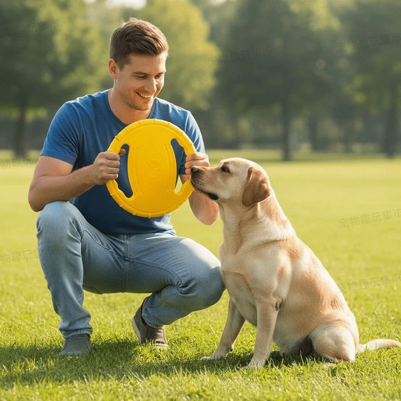 Flying Disc Dog Training Toy - EVA Flying Disc Hondentrainingsspeelgoed Puppy Buiten