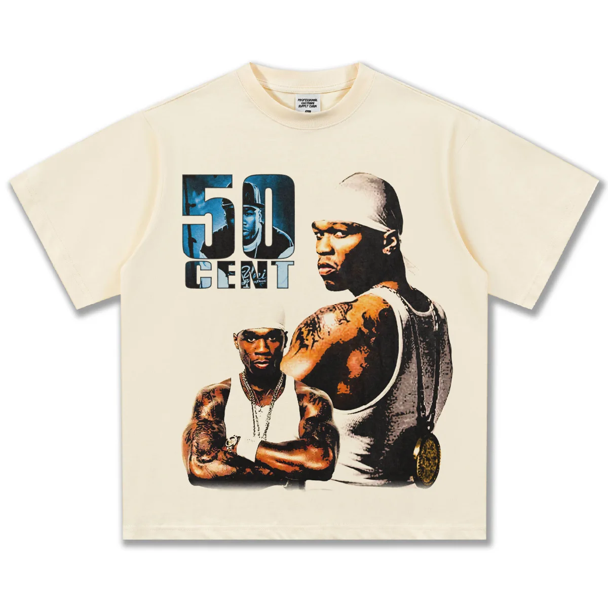 50 Cent Graphic T-Shirt Unisex Bold Graphic Casual Tee Hip Hop Legend Fan Merch Comfort Cotton Urban Fashion Trendy Top